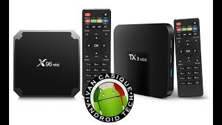 AndroidTV SmartBox X96 Mini Tx3 Mini Para todos los Amlogic S905W [upl. by Farwell]