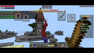 Ng Bedwar Game Play  Noob Game Play  bedwars nethergames pvp 1v1 [upl. by Nilrak432]