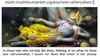 Bhagavad Gita Chapter 9  Verse 22 [upl. by Falito]