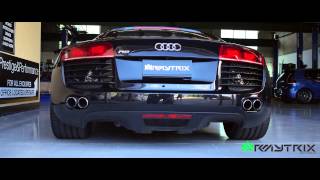 Audi R8 V8 x Titanium Performance Valvetronic Exhaust by Armytrix Australia [upl. by Vivianne881]