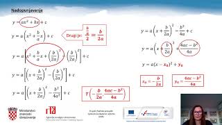 Matematika 2 r SŠ  Tjeme slika i tijek kvadratne funkcije [upl. by Etteyniv]