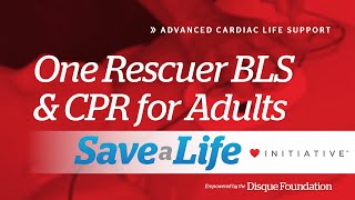 3e One Rescuer BLS and CPR for Adults Advanced Cardiac Life Support ACLS 2020  OLD [upl. by Apicella]