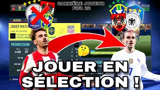 TUTO  Comment Être Pris en Équipe National  🤔 2 Méthodes  Carrière Joueur  FIFA 22 [upl. by Fillander]