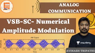 VSBSC Numerical  Amplitude Modulation  Analog Communication  Avinash Sir [upl. by Corny207]