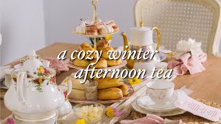 A Cozy Winter Afternoon Tea Party  Planning Recipes amp Decor [upl. by Arik]