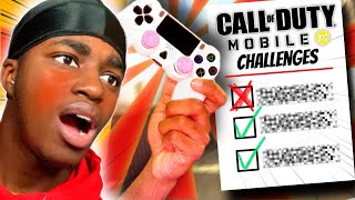 COD MOBILE CONTROLLER CHALLENGES [upl. by Najib]