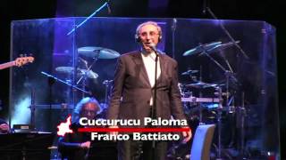 Cuccurucucu Paloma  Franco Battiato Live MM5814 [upl. by Reppep]