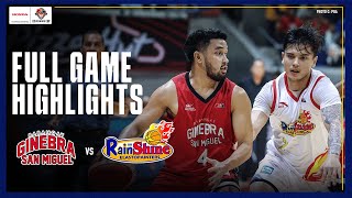 GINEBRA vs RAIN OR SHINE  FULL GAME HIGHLIGHTS  PBA SEASON 49 GOVERNORS’ CUP  SEPTEMBER 13 2024 [upl. by Eiramyelhsa]