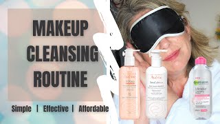 Makeup Cleansing Routine  Avene Xera Calm  Avene Trixera  Garnier Micellar Water [upl. by Florette379]