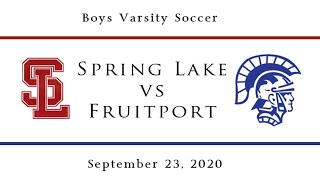 Spring Lake vs Fruitport Varsity Soccer [upl. by Hgielrebma]