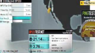 WiFi Speed Test 80211n vs 80211g Linksys WirelessN Router [upl. by Sidoney]