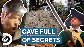 Josh Gates Explores A Cave Full Of Items From The American Revolutionary War  Expedition Unknown [upl. by Ocihc]