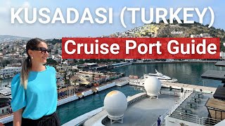 Kusadasi Turkey Cruise Port Guide  Top Things to Do in Kusadasi 4K [upl. by Anavlys]