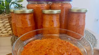 ZIMNICA RECEPT ZA AJVAR BEZ GREŠKE [upl. by Tye]