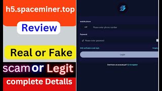 spaceminer Review THIS IS A SCAM Scammed By h5spaceminertop  Scam or Legit Report Them Now [upl. by Lunette]