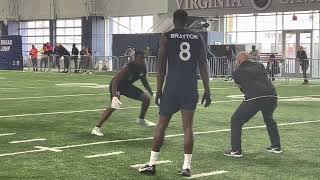 Sights and sounds from Virginia’s Pro Day [upl. by Houlberg]