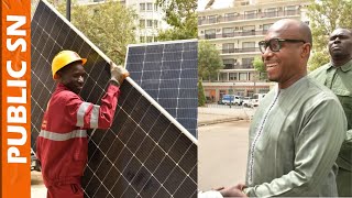 🔴Massalikoul Jinan installation des panneaux solaires par le Maire de Dakar Barthelemy Dias [upl. by Satterfield164]