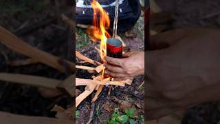 Instant Noodles Cooking Survival Lifehack lifehacks bushcraft camping survival [upl. by Shantha]