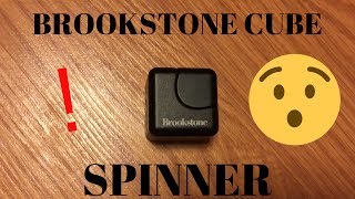 New Brookstone Cube Fidget Spinner Fidget Cube Unboxing Review [upl. by Adnalahs]