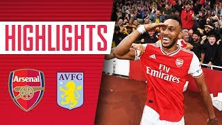 A DRAMATIC VICTORY  Arsenal 32 Aston Villa  Goals amp highlights [upl. by Shirleen]