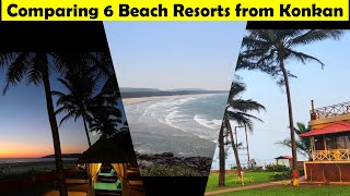 Comparing Beach Resorts in Konkan  Diveagar Beach Dapoli Beach Resorts Ganpatipule Beach Resorts [upl. by Ayinat]