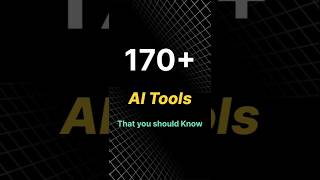 AI Tools That you should Know  170 AI Tools Name ai aitools shorts [upl. by Etterb160]