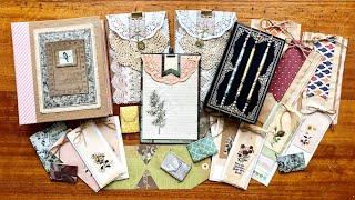 7 Simple Junk Journal IdeasQuick Embellishments [upl. by Eidlog827]