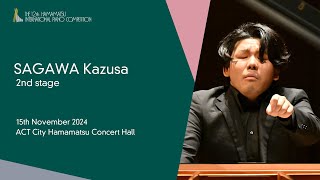 SAGAWA Kazusa  Second Stage the 12th Hamamatsu International Piano Competition [upl. by Daiz]