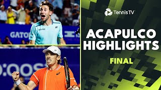 Alex De Minaur vs Casper Ruud For The Title 🏆  Acapulco 2024 Final Highlights [upl. by Ardnaskela]