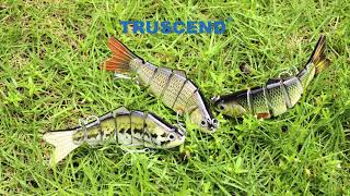 TRUSCEND Multi Jointed Swimbait Segmented Bass Fishing Lure [upl. by Warrin]