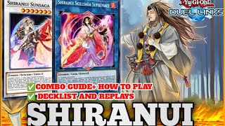 SHIRANUI BEST ZOMBIE DECK COMBO GUIDEHOW TO PLAY GAMEPLAY VS TIER DECKS IN YUGIOH DUEL LINKS [upl. by Einnahc]