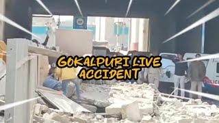 LIVE NEWS GOKAL PURI METRO STATION [upl. by Ennairb605]