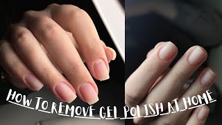 How to remove gel polish at home 💅 magic removal [upl. by Aidnahs]