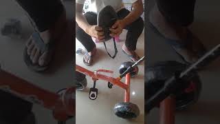 Parent Handle Tricycle Unboxing Oximus Stepupp Brand [upl. by Hanzelin17]