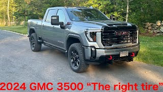 2024 GMC 3500 SRW max tire size no issues [upl. by Rhpotsirhc]