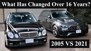 E55 vs E63s  Old vs New AMG Mercedes  W211 vs W213 [upl. by Hayashi]