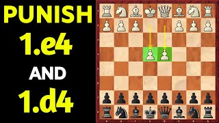 Best Chess Opening Against 1e4 amp 1d4 TRAPS Included [upl. by Atival540]