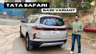 2024 Tata Safari Base Variant Detailed Walkaround  Smart amp Smart Opt  Car Quest [upl. by Steele760]