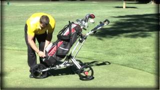 Orlimar EZ Roll 155 3 Wheeled Push CArt [upl. by Blossom238]