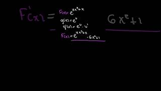 Derivada de e2x3  x Cálculo Rápido y Fácil Matemáticas Derivadas Cálculo [upl. by Latrena]