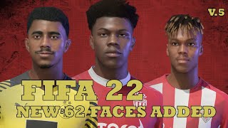 FIFA 22  190 NEW FACES  OVIDIOs FIFA 22 FACEPACK V5 [upl. by Airtal]