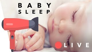 5h  Baby Föngeräusch Einschlafhilfe  vollautomatisch  föhn baby  sleep aid [upl. by Weisbart]