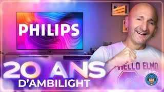 PHILIPS  20 Ans DAMBILIGHT et Annonce Ambilight PLUS 2024 [upl. by Anitsrhc99]