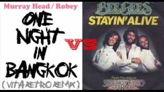 Bee Gees vs Murray Head  One Night Stayin Alive In Bangkok Mashed Mix by Vita [upl. by Enajharas]