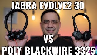 Jabra Evolve2 30 Vs Poly Blackwire 3325 Call and Audio Samples [upl. by Siana651]