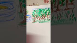 landform drawing project with color🎨 landform drawing tutorialcoming soon please subscribe [upl. by Mariellen399]