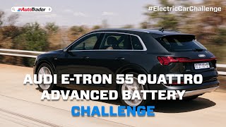 ElectricCarChallenge Audi etron 55 Quattro Advanced battery test [upl. by Omer92]