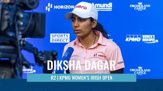 Diksha Dagar leads heading into the weekend  KPMG Women’s Irish Open [upl. by Kyl335]