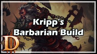 Diablo 3 Kripps Barbarian Build  Spec [upl. by Kynthia]