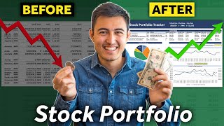 Create a Stock Portfolio Tracker on Excel Using Live Data [upl. by Akehsal730]